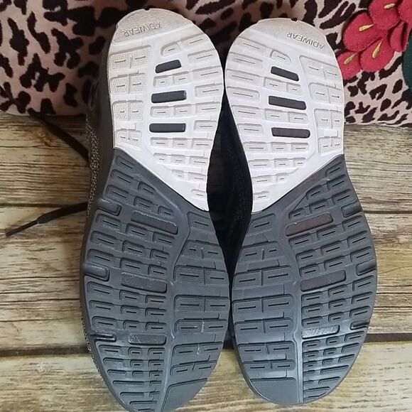 Adidas Men's Gray Knit Cloudfoam Sneakers Sz 7 - Picture 9 of 10